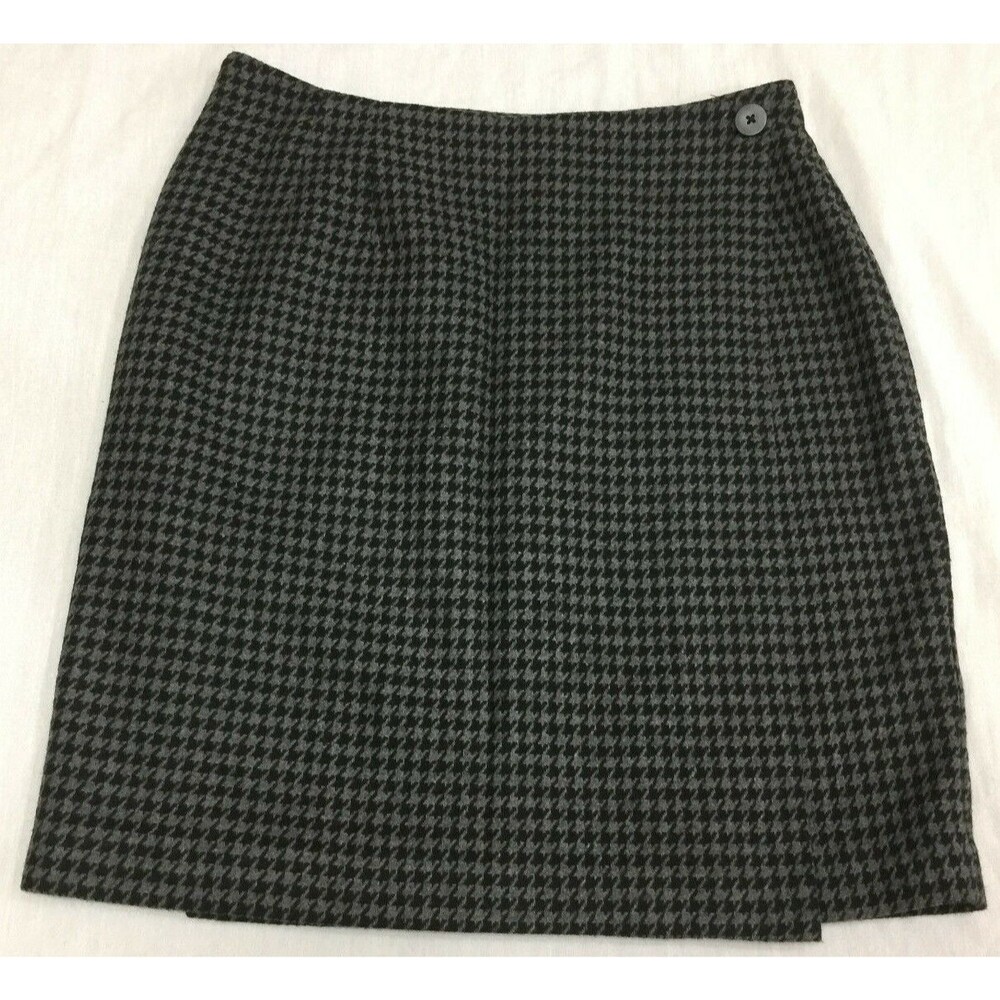 DAVID HOLLIS WOMENS WRAP WOOL SKIRT SIZE 10